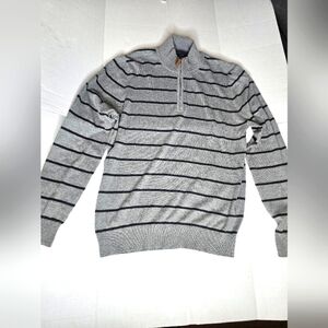 St. John's Bay Striped Pullover Cardigan